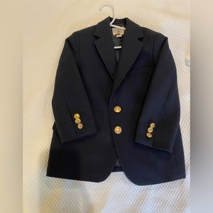 Boys Navy blazer with gold buttons size 4